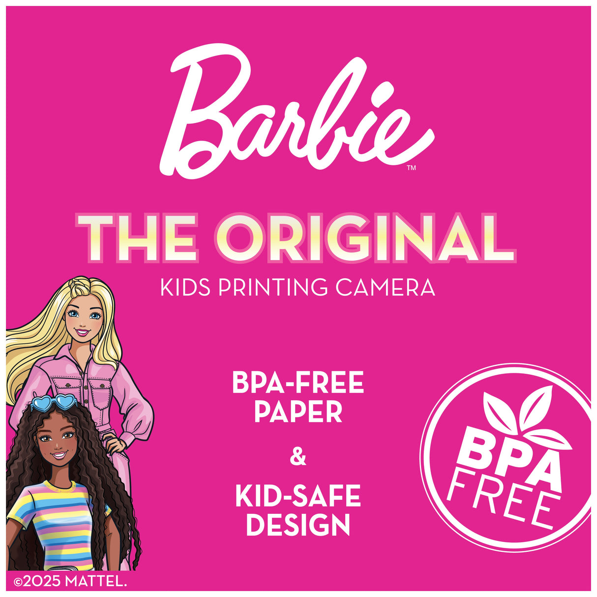 Barbie The Original Kids Printing Camera