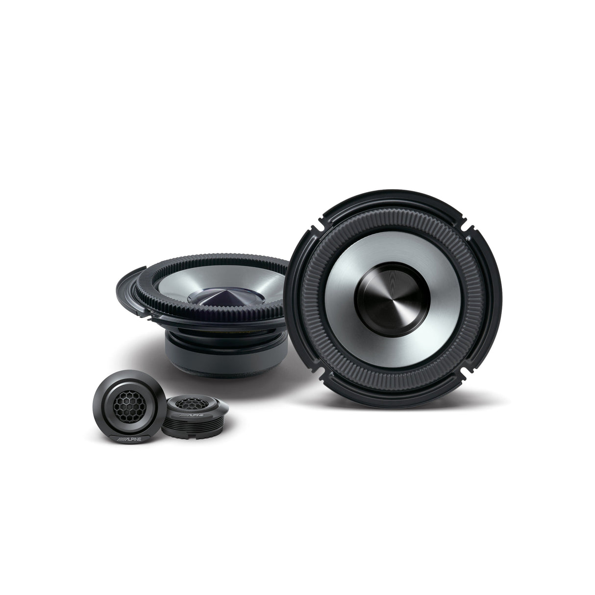 Alpine BRV-S65C 6.5" BassRev™ Component Speaker Set