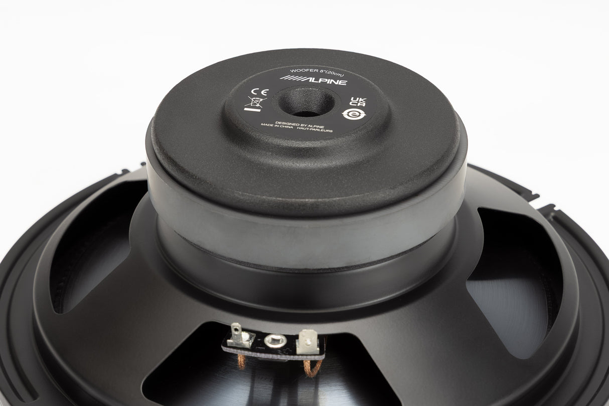 Alpine BRV-S80C 8" BassRev™ Component Speaker Set