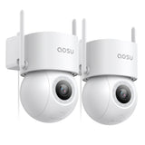 Aosu 5MP Outdoor Security Pan-Tilt-Zoom Camera 2 Units Kit