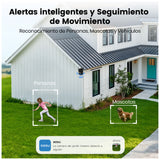 Aosu Outdoor Camera plus Floodlight with Solar Panel