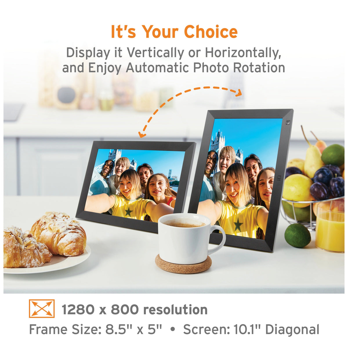 Iq Math Frame IQ Memory Lane Smart Digital Photo Frame – BuyIt
