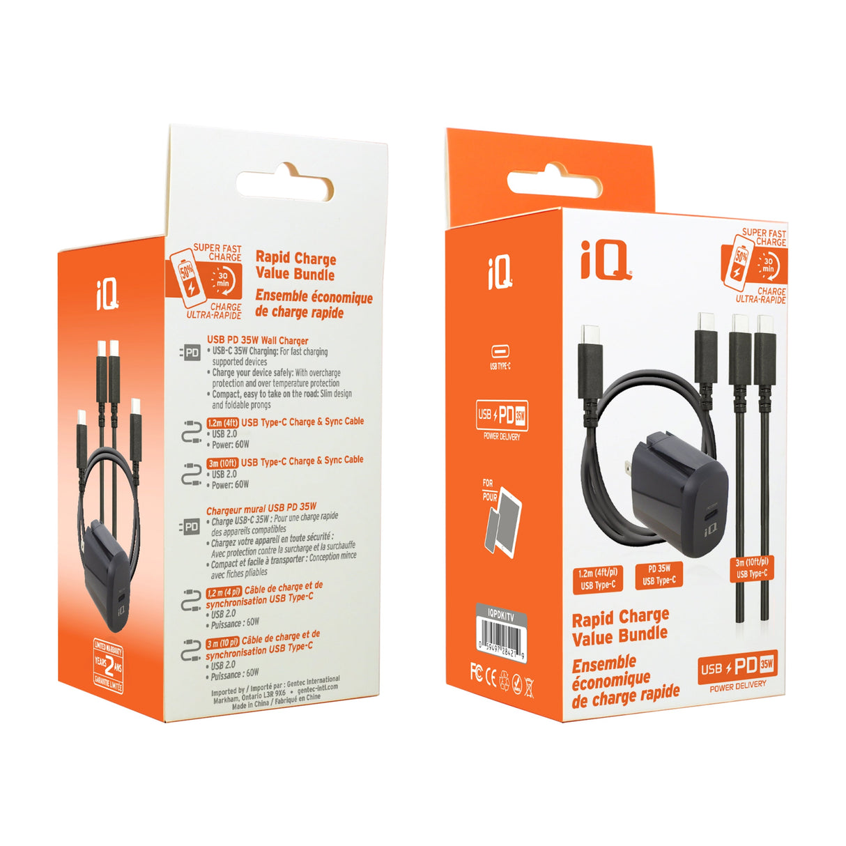 iQ Rapid Charging USB-C PD Value Bundle