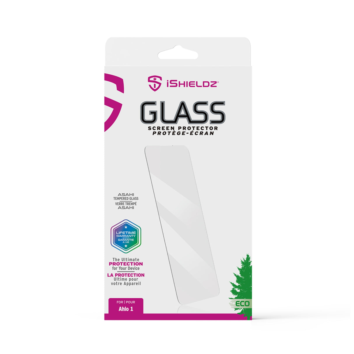 iShieldz Asahi Glass Screen Protector for Ahlo