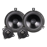 MB Quart JS1-216JK Jeep Wrangler (JK) Convertible Speaker System for Front On/In-Dash and or Rear Factory Speakers