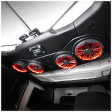 MB Quart MBQJ-48CRGB Jeep¨ Wrangler (JL) / Gladiator (JT) Tuned Rear Soundbar with 8 Inch Coaxial Speakers, Enclosure, and RGB LED Lighting