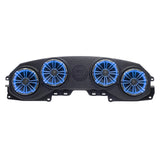 MB Quart MBQJ-48CRGB Jeep¨ Wrangler (JL) / Gladiator (JT) Tuned Rear Soundbar with 8 Inch Coaxial Speakers, Enclosure, and RGB LED Lighting