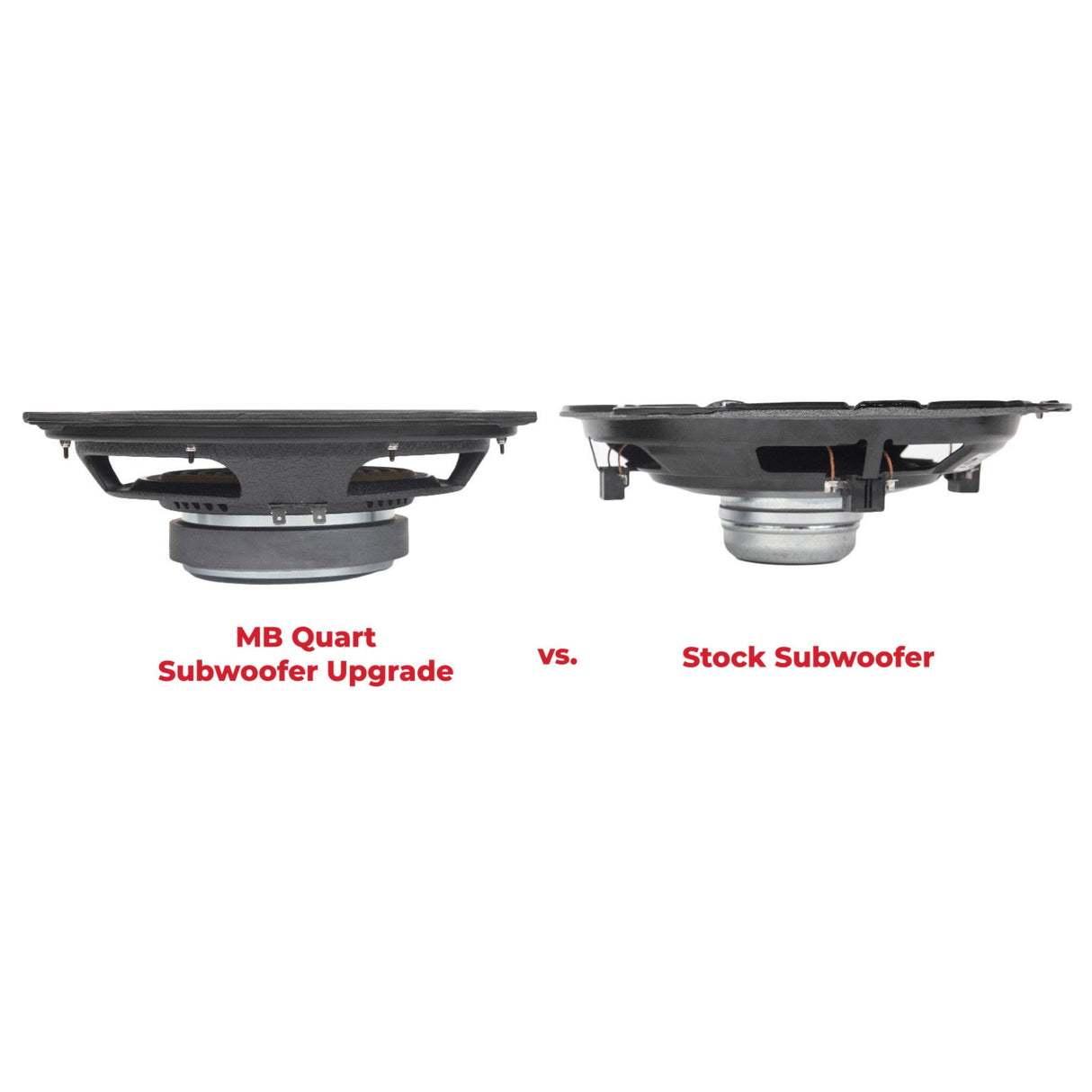 MB Quart MBQJL-SUBR-1 Jeep Wrangler (JL) 2018 - Current 400 Watt OEM Premium 10 Inch Subwoofer Upgrade.