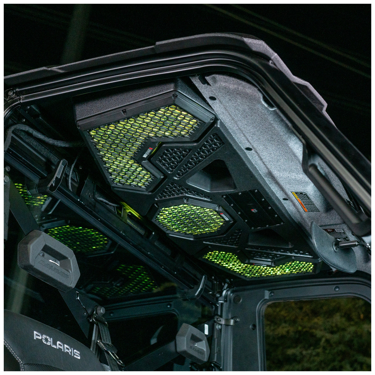 MB Quart MBQRG2-S7R 500-watt Ranger audio roof with a dash-mounted GMR7V1 source unit