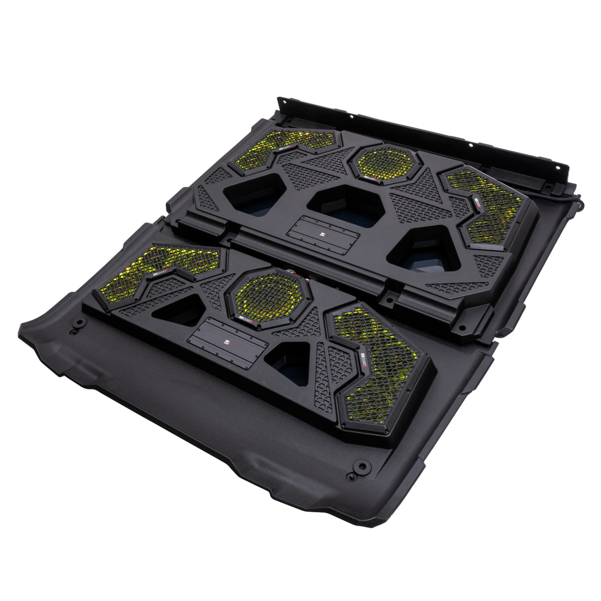MB Quart MBQRG4-S14R 1000-watt Ranger audio roof with a dash-mounted GMR7V1 source unit