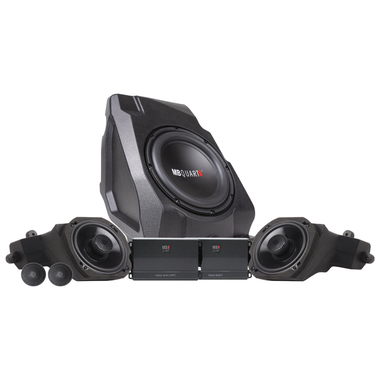 MB Quart MBQRP-STG3-RC-1 Polaris RZR Pro XP / Pro R / Turbo R 800 Watt STAGE 3 System for Ride Command (Without OEM Audio)