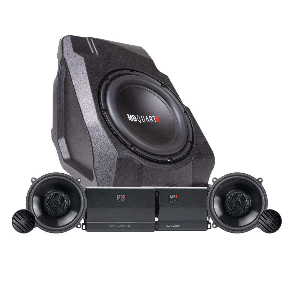 MB Quart MBQRP-STG3-RC-UP-1 Polaris RZR Pro XP / Pro R / Turbo R 800 Watt STAGE 3 System for Ride Command (Requires OEM Audio)