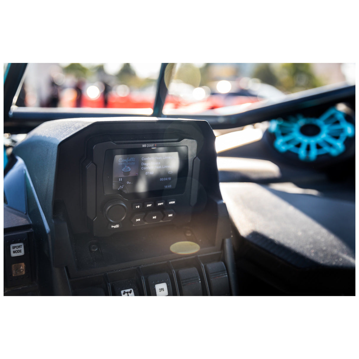 MB Quart MBQX-STG5-1 Can-Am X3 800 Watt STAGE 5 Audio System includes Source Unit,  4 speakers, 10 inch subwoofer