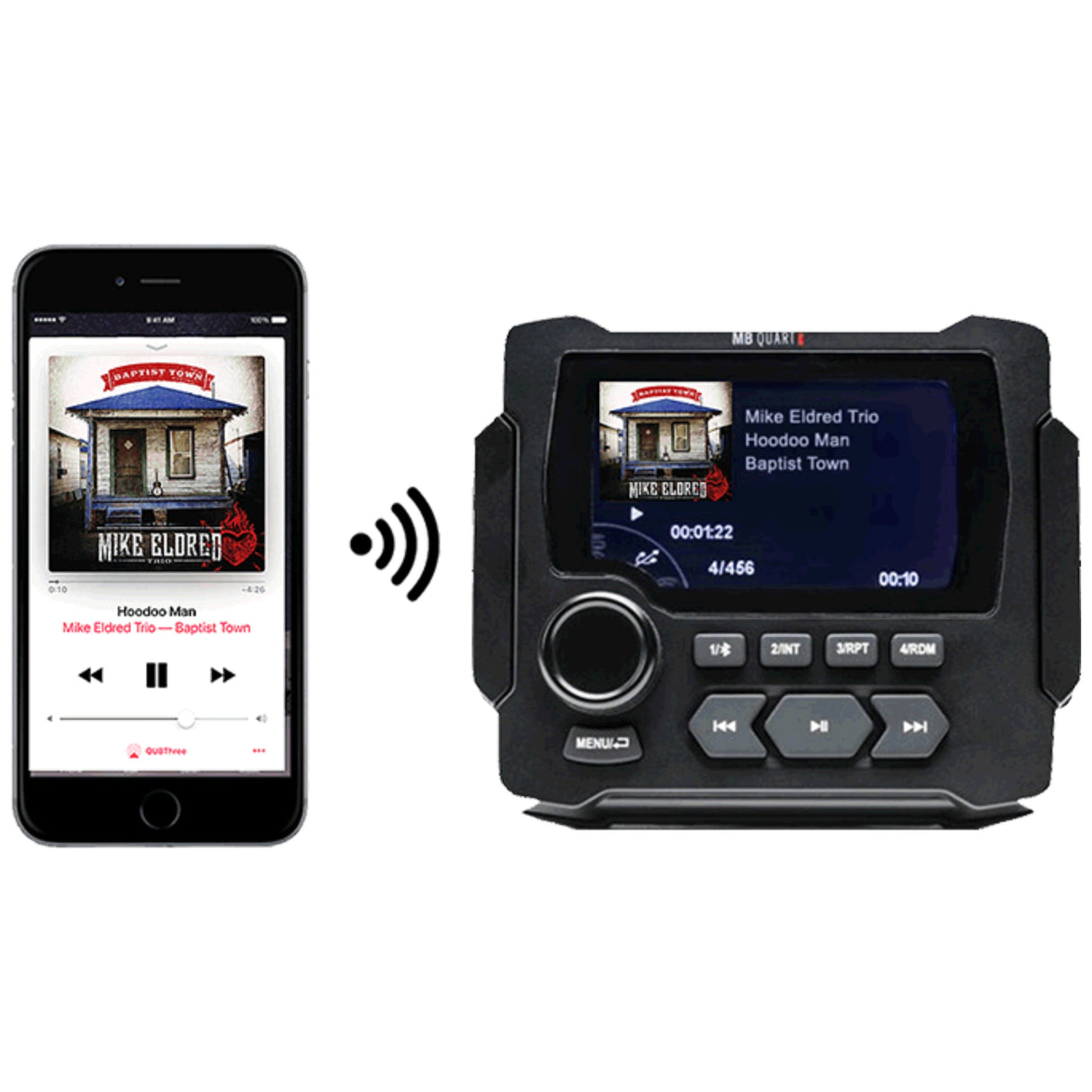 MB Quart MBQX-STG5-1 Can-Am X3 800 Watt STAGE 5 Audio System includes Source Unit,  4 speakers, 10 inch subwoofer