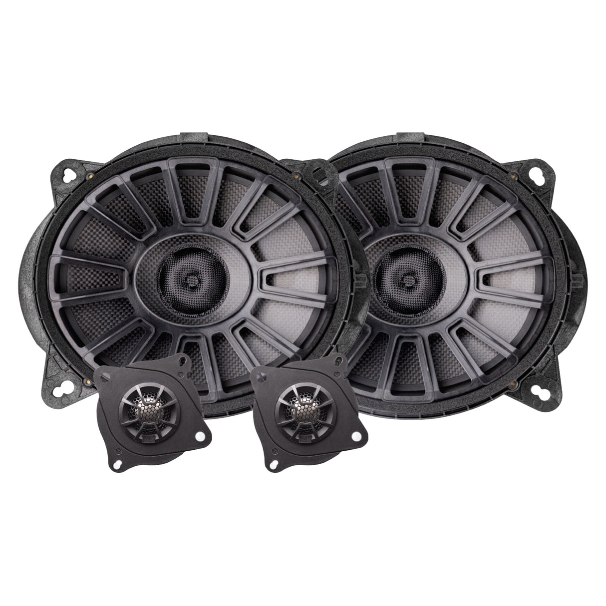 MB Quart MBTAC-STG6-OEM-1 Toyota Tacoma 2016-2023 Stage 6 System - Non-amplified BASE Trim OEM & Aftermarket Source Unit