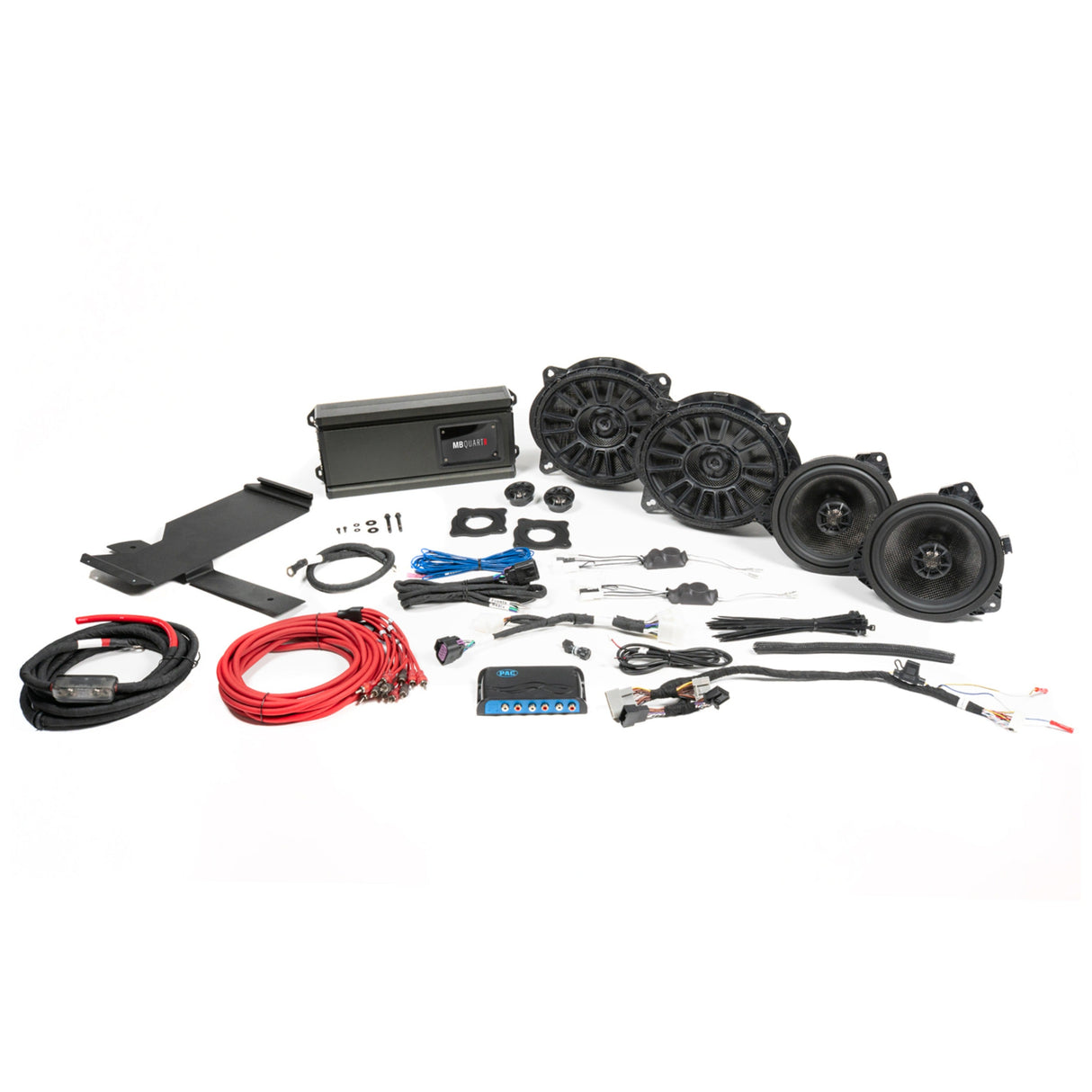 MB Quart MBTAC-STG6A-16-19 Toyota Tacoma 2016-2019 Stage 6 Audio System for OEM "JBL" Amplified OEM Source Unit