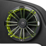MB Quart MBQJK-28CRGB Jeep Wrangler (JK) Tuned Rear Overhead Soundbar with Two 8 Inch Coaxial Speakers and Enclosure.