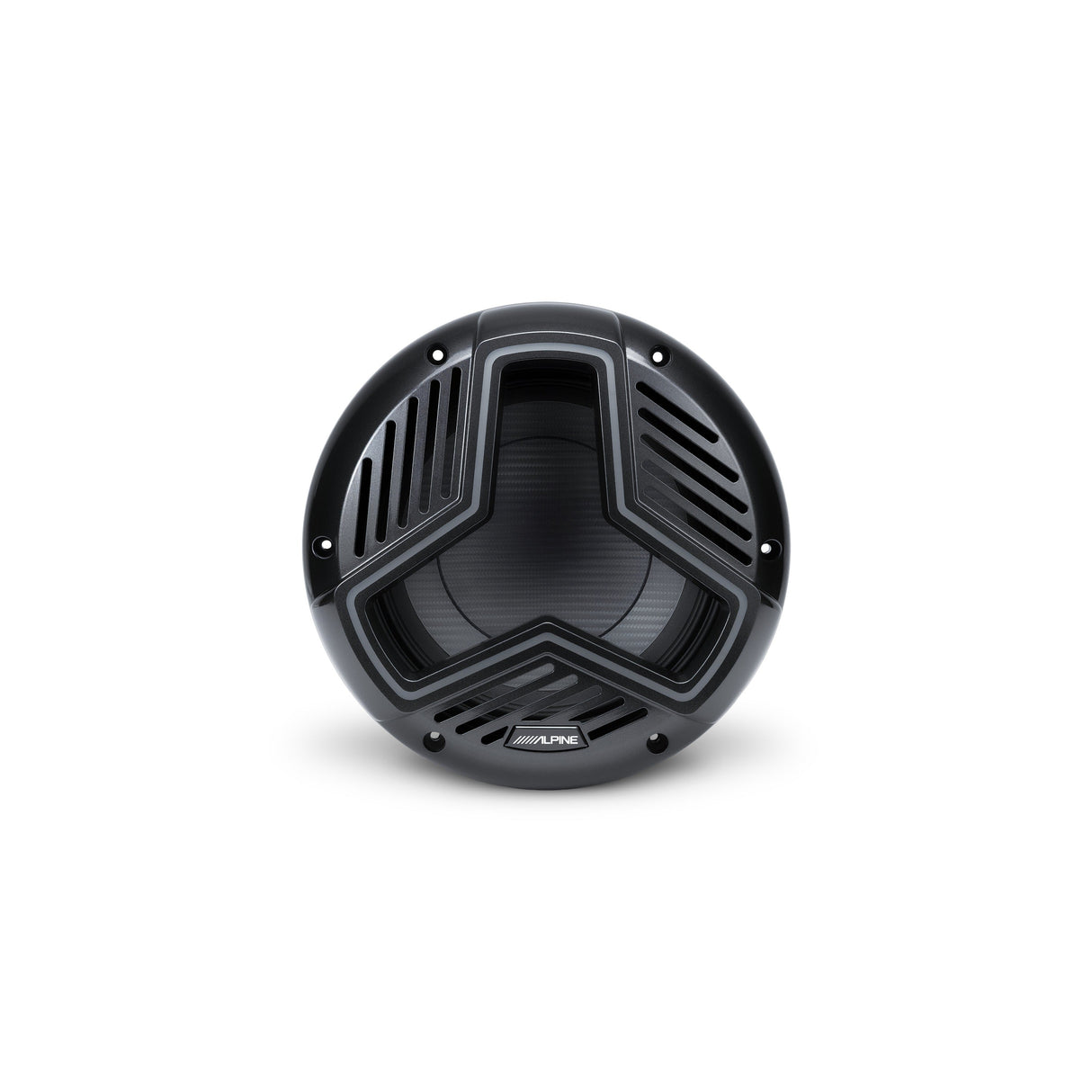 Alpine MRN-W10S4-IB-L 10" Marine Subwoofer with Integrated RGB Lighting and IP66 Waterproof Design