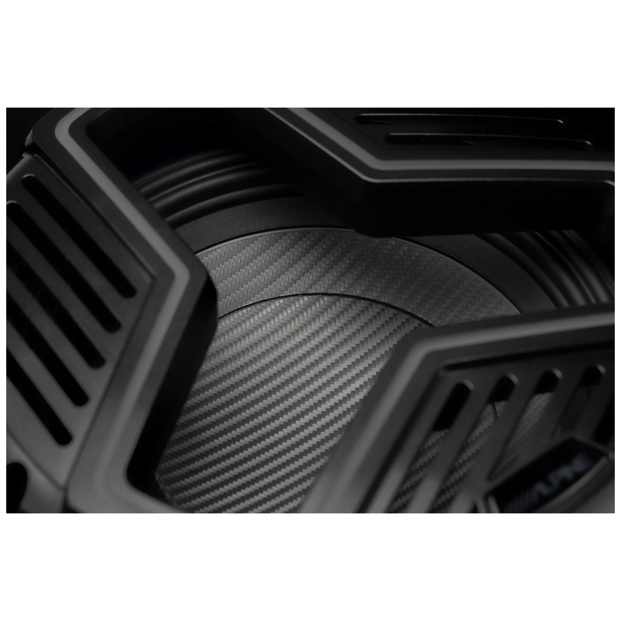 Alpine MRN-W10S4-IB-L 10" Marine Subwoofer with Integrated RGB Lighting and IP66 Waterproof Design