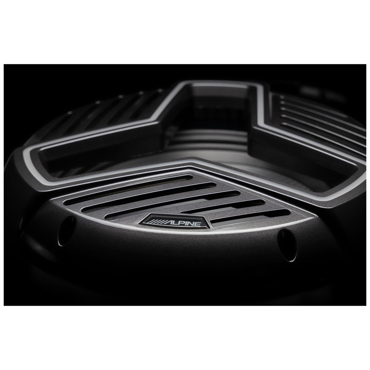 Alpine MRN-W12S4-IB-L 12" Marine Subwoofer with Integrated RGB Lighting and IP66 Waterproof Design
