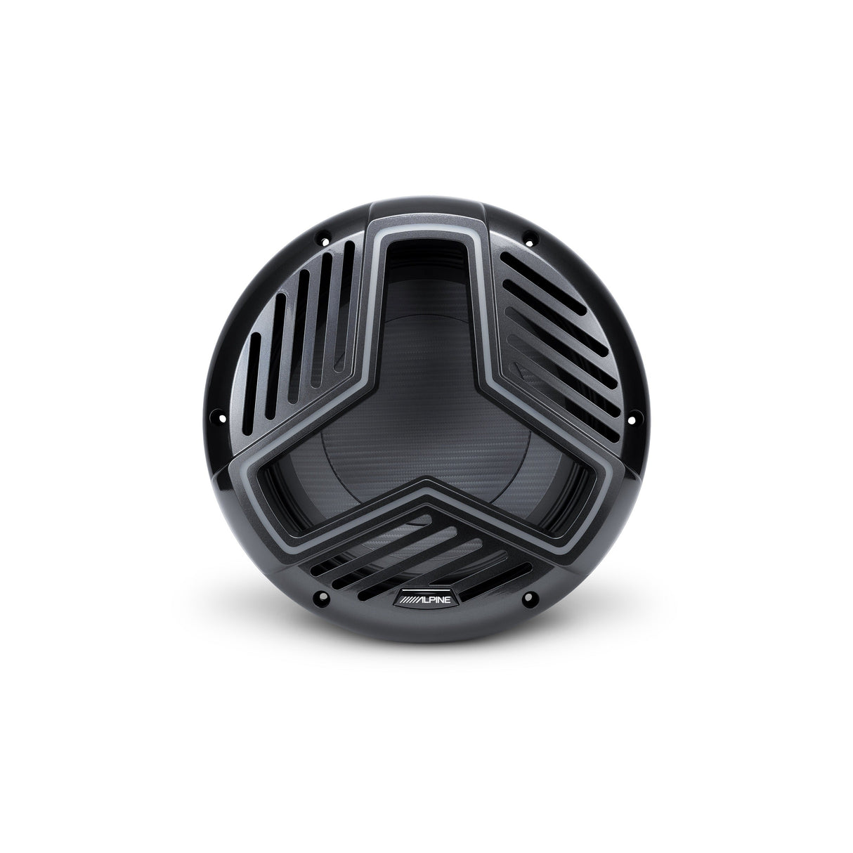 Alpine MRN-W12S4-IB-L 12" Marine Subwoofer with Integrated RGB Lighting and IP66 Waterproof Design