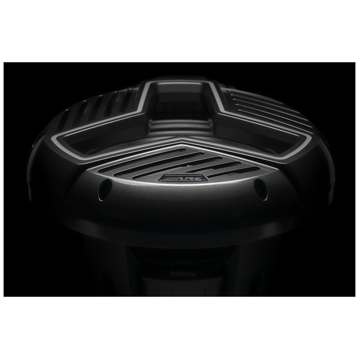 Alpine MRN-W12S4-IB-L 12" Marine Subwoofer with Integrated RGB Lighting and IP66 Waterproof Design