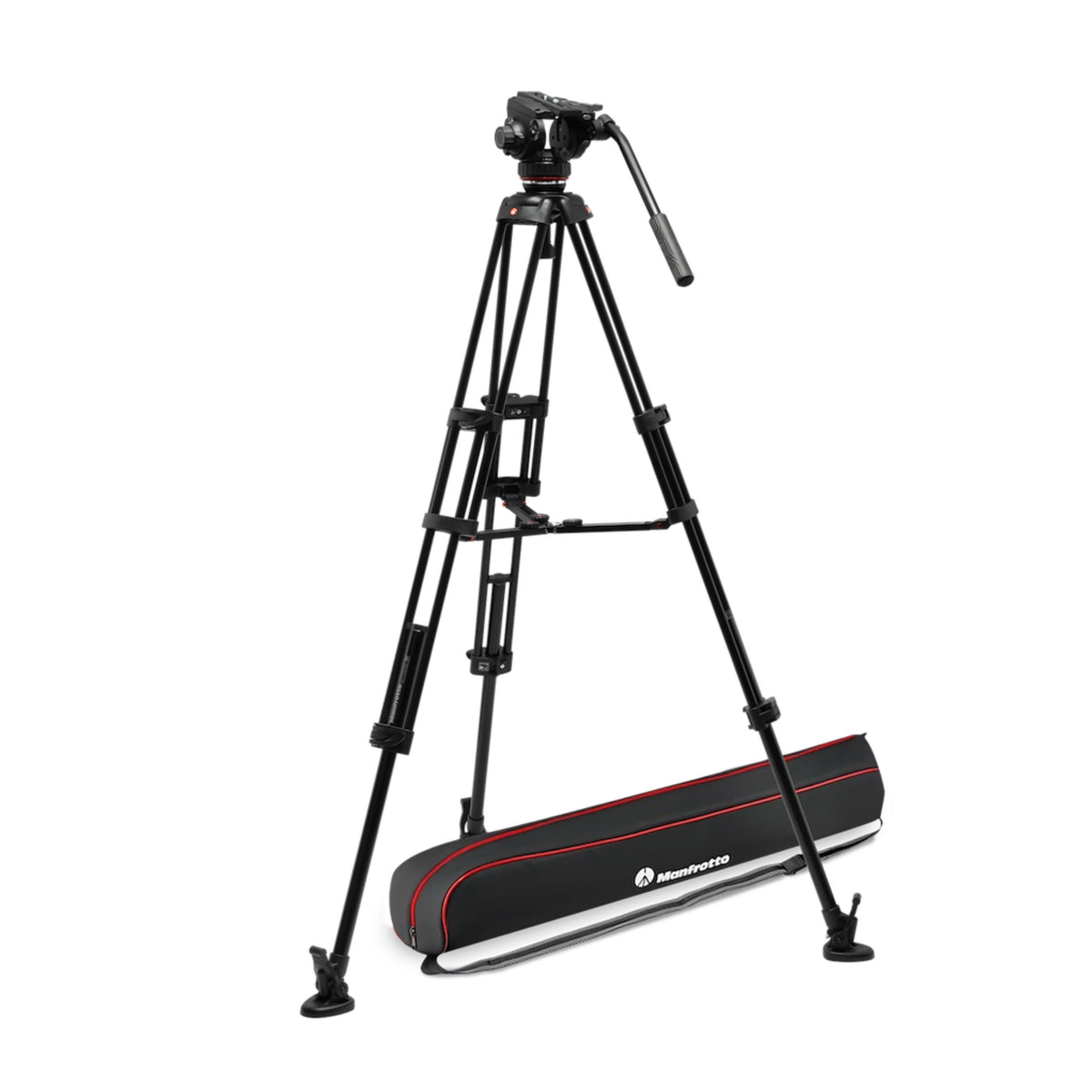 Manfrotto Pro Twin Aluminum Tripod with 502X Head