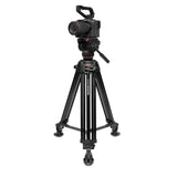 Manfrotto Pro Twin Aluminum Tripod with 502X Head