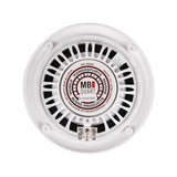 MB Quart NF1-116SW White 6.5" 2-Way Coaxial Nautic Formula Slim Fit Speaker System with Integrated Tweeter