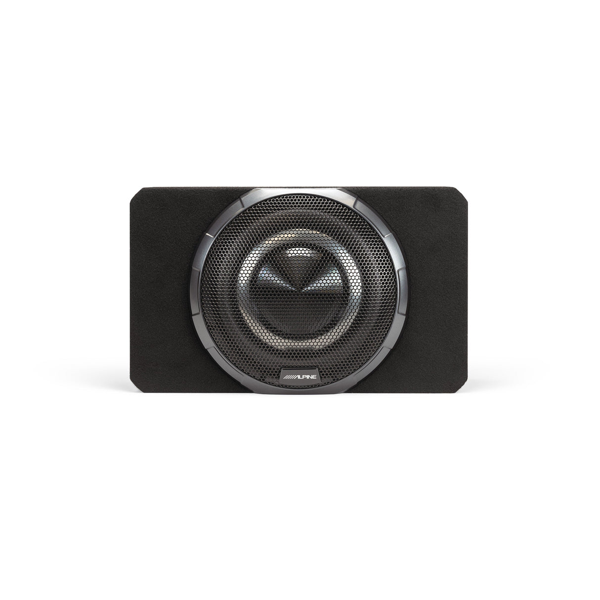 Alpine PWV-SB10 10" BassRev™ Powered Shallow Subwoofer Enclosure with OPTIM™ Sync Technology