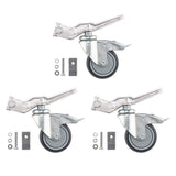 Avenger A9000N Braked Wheels - Set of 3