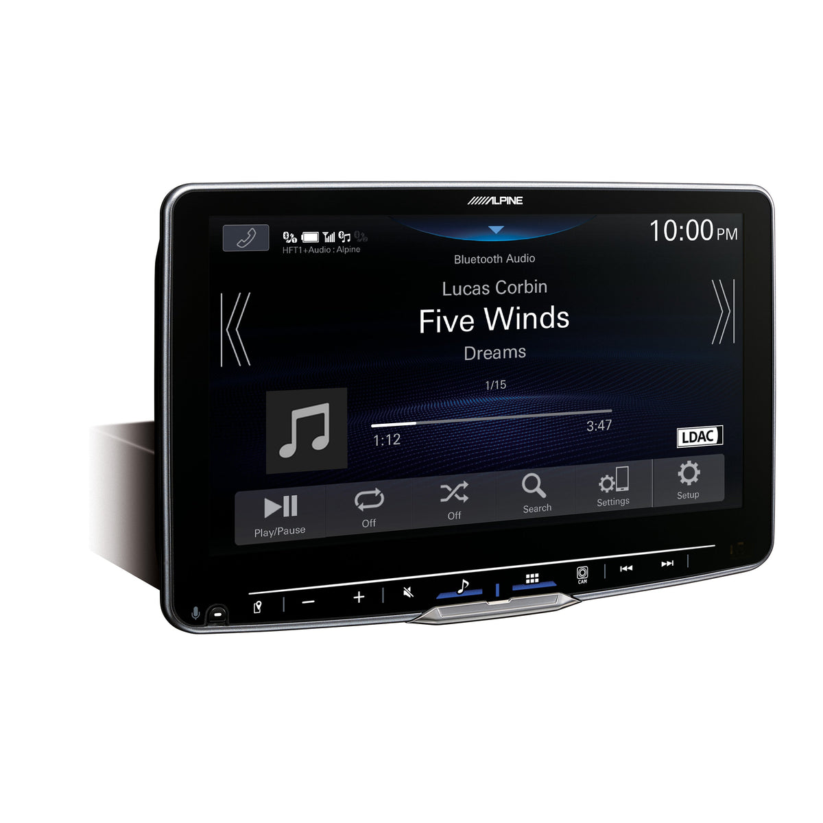 Alpine 5909 Alpine iLX-F509 Halo9 Multimedia Receiver with 9-inch Floating Touchsc ...