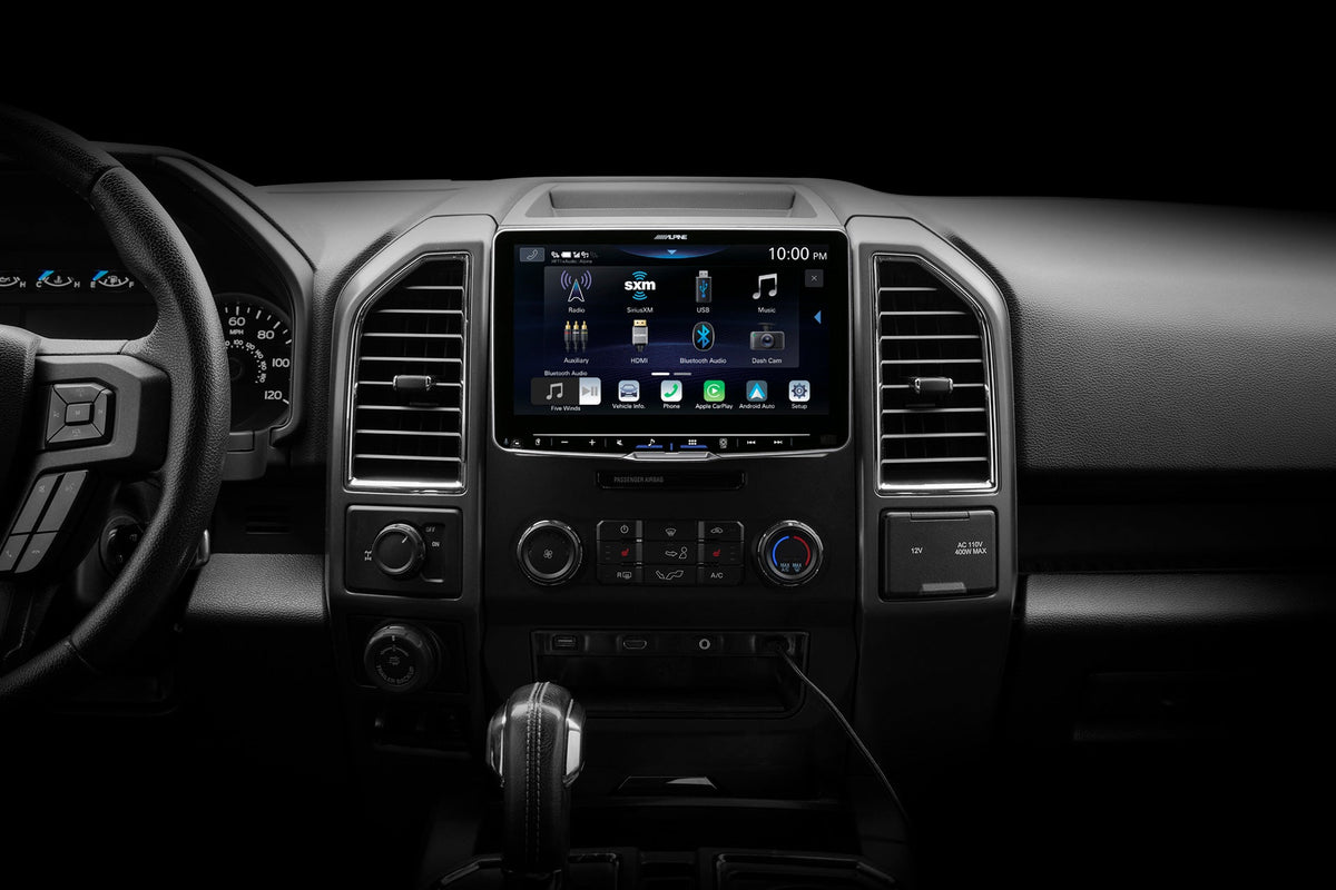 Alpine 5909 Alpine iLX-F509 Halo9 Multimedia Receiver with 9-inch Floating Touchsc ...