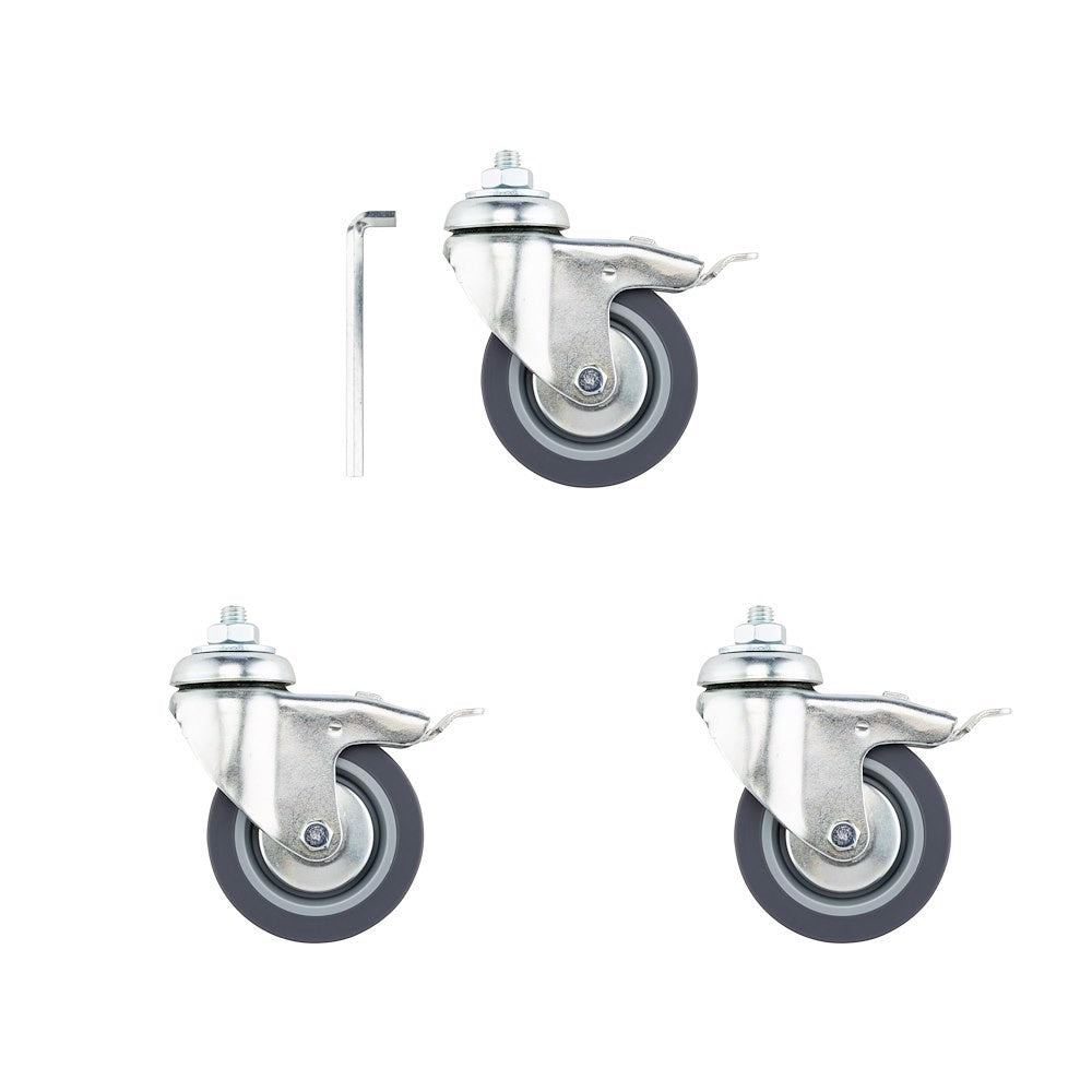 Manfrotto 75mm Wheel Set (3) w/ Brakes, M10 Thread – BuyIt